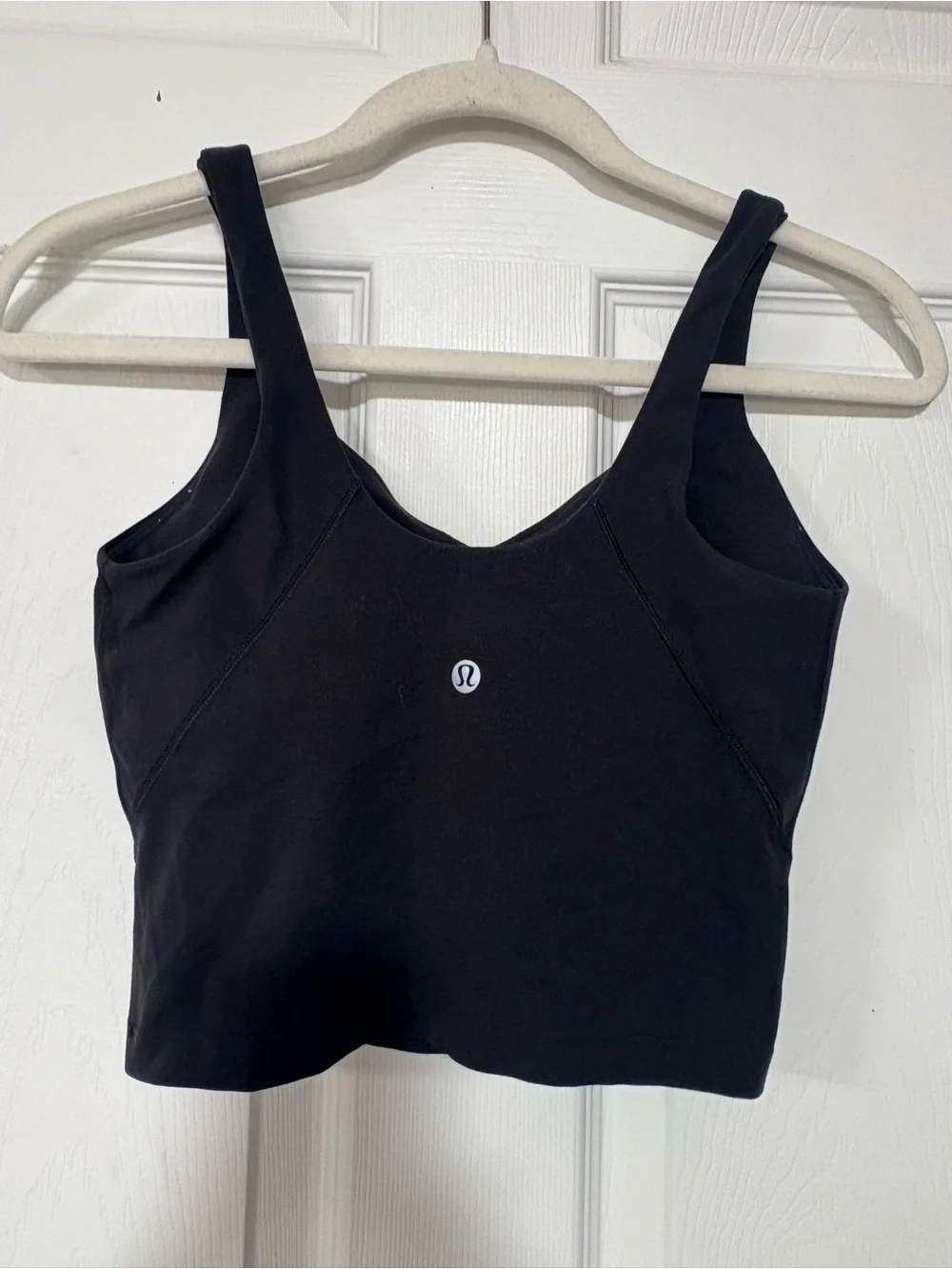lululemon athletica Black V-Neck Crop Sports Bra